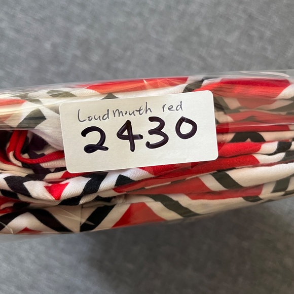 Loudmouth Geometric Patterned Golf Pants - Men's Size 32*27 - White Red - Picture 9 of 9